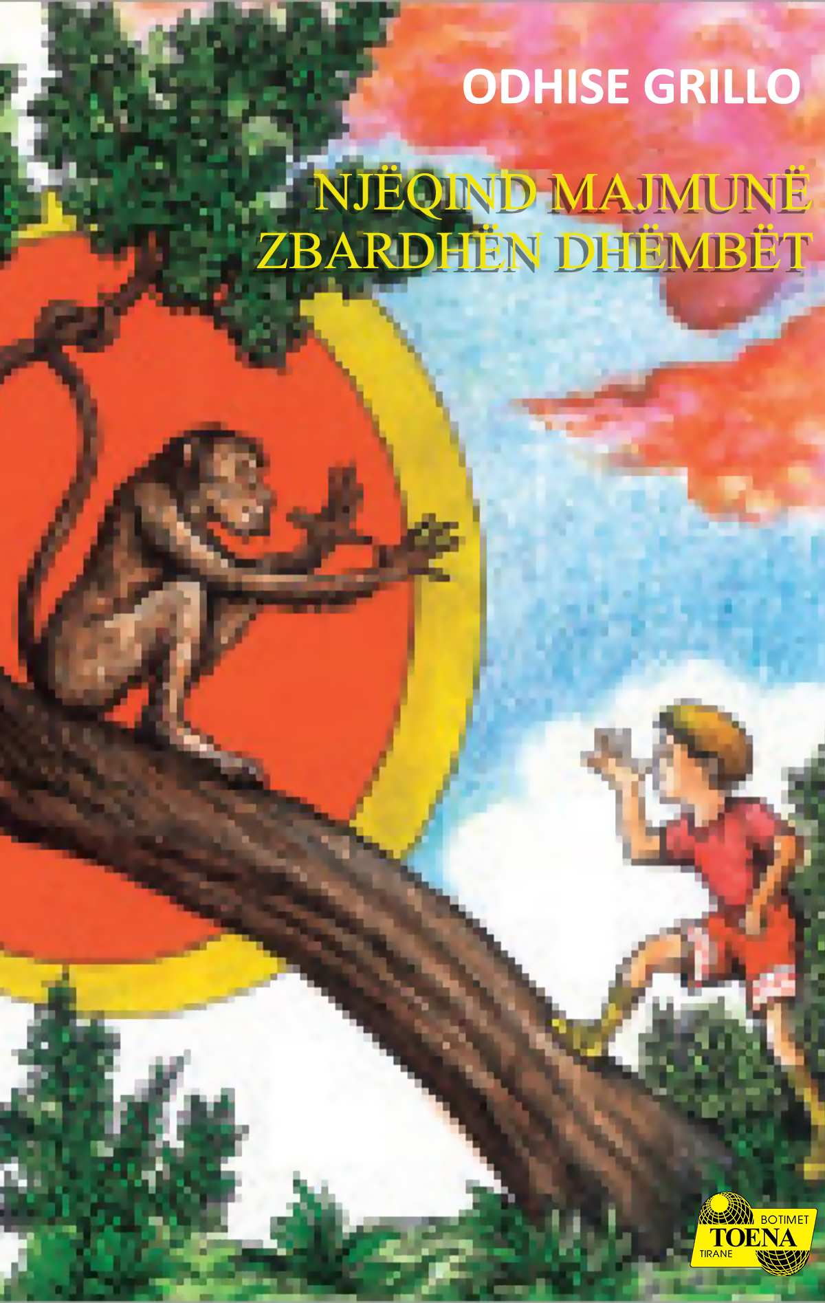 Njëqind majmunë zbardhen dhëmbët