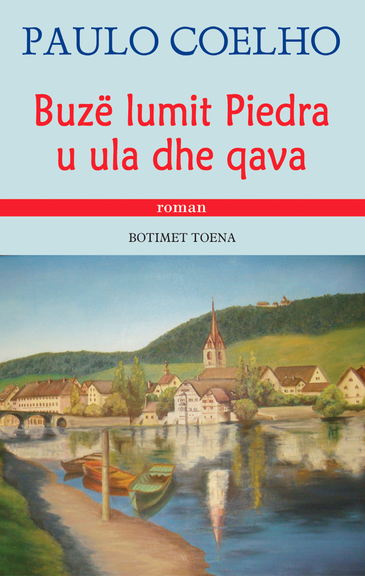 Buzë lumit Piedra u ula dhe qava