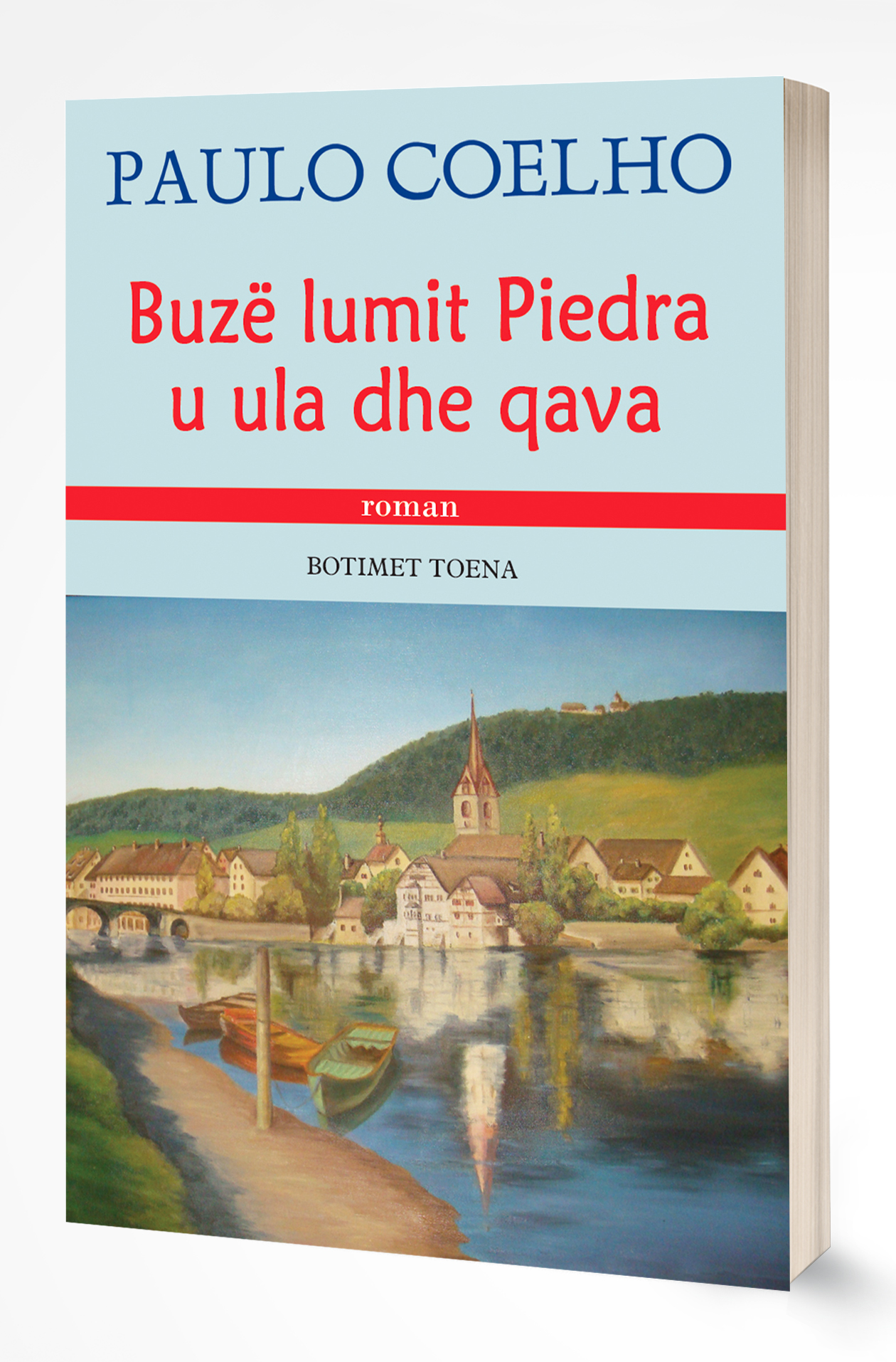 Buzë lumit Piedra u ula dhe qava
